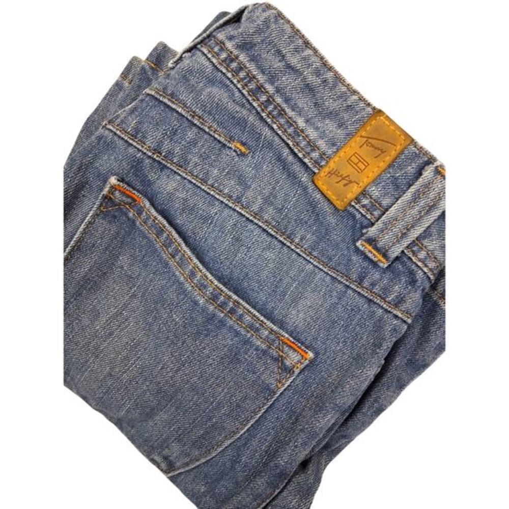 Womens Sz 4 28x31 Vtg Y2K Tommy Hilfiger Hipster Flare Bootcut Boho Hippie Jeans